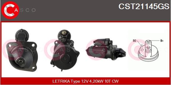 Casco CST21145GS - Starteris adetalas.lv