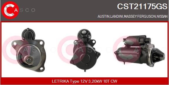 Casco CST21175GS - Starteris adetalas.lv