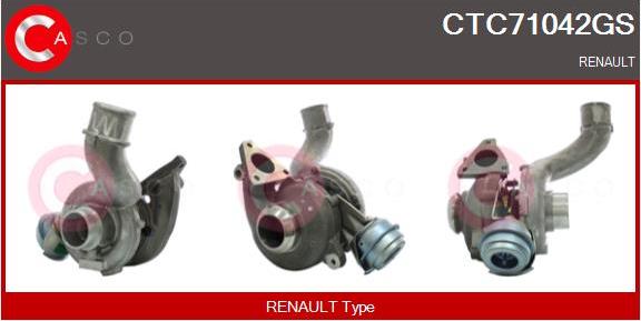 Casco CTC71042GS - Kompresors, Turbopūte adetalas.lv