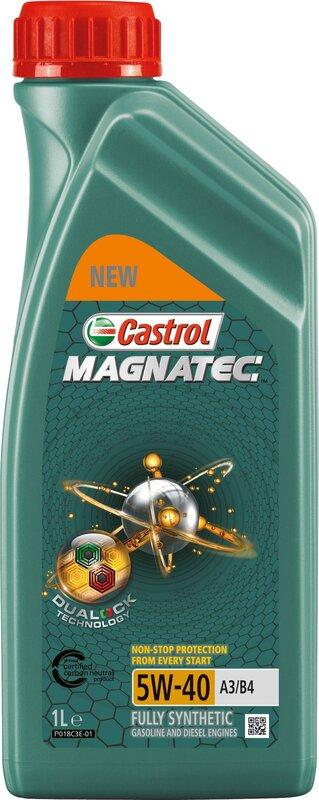 Castrol 5W40 MAGNATEC A3/B4 1L - Motoreļļa adetalas.lv