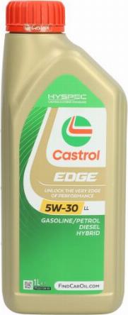 Castrol EDGE5W30LL1L - Motoreļļa adetalas.lv