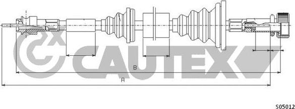 Cautex 766222 - Spidometra trose adetalas.lv