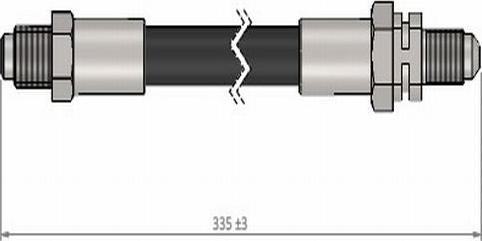 CAVO C900 469A - Bremžu šļūtene adetalas.lv