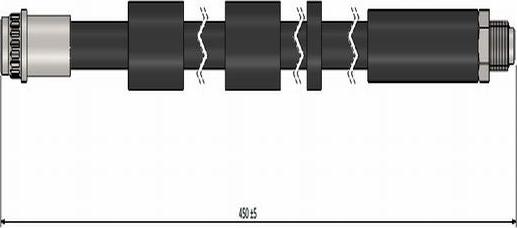 CAVO C900 591A - Bremžu šļūtene adetalas.lv