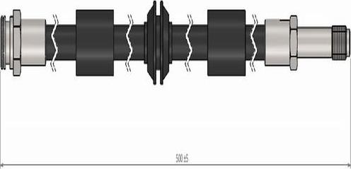 CAVO C800 546A - Bremžu šļūtene adetalas.lv