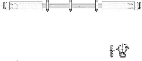 CEF 517137 - Bremžu šļūtene adetalas.lv