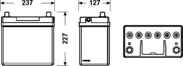 CENTRA CB455 - Startera akumulatoru baterija adetalas.lv