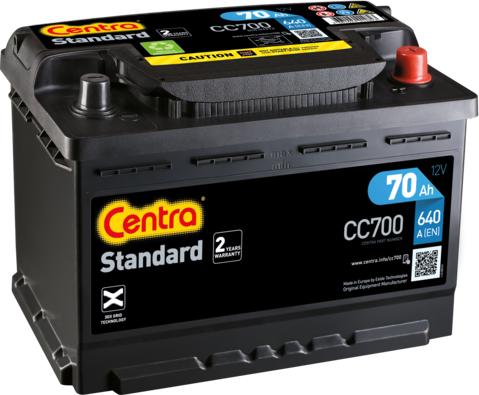 CENTRA CC700 - Startera akumulatoru baterija adetalas.lv