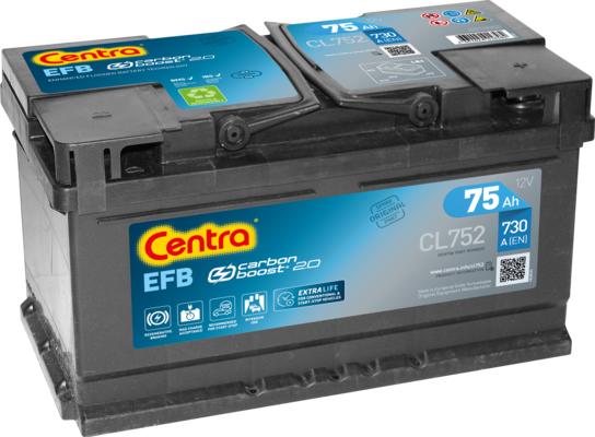 CENTRA CL752 - Startera akumulatoru baterija adetalas.lv