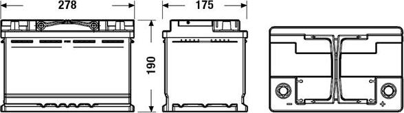 CENTRA CL700 - Startera akumulatoru baterija adetalas.lv