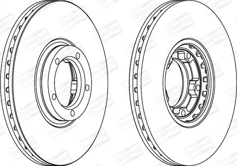 Champion 561625CH - Bremžu diski adetalas.lv