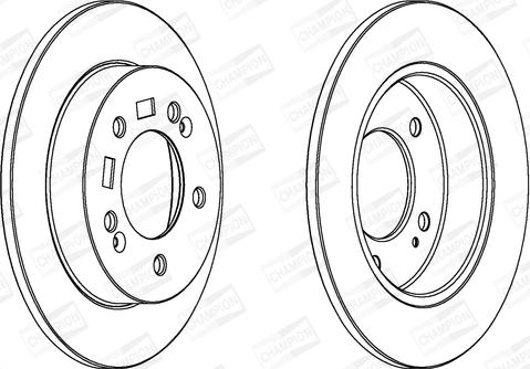 Champion 563033CH - Bremžu diski adetalas.lv