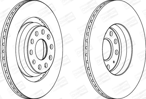 Champion 562432CH - Bremžu diski adetalas.lv