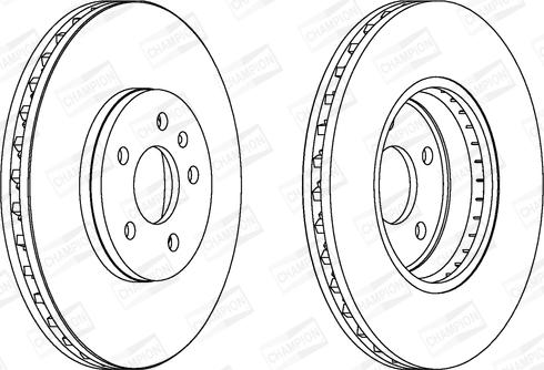 Champion 562511CH - Bremžu diski adetalas.lv