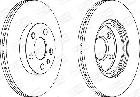 Champion 562033CH - Bremžu diski adetalas.lv