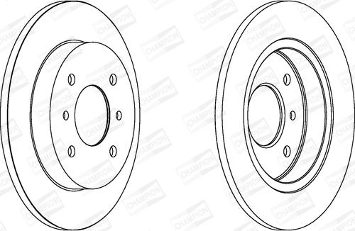 Champion 562032CH - Bremžu diski adetalas.lv