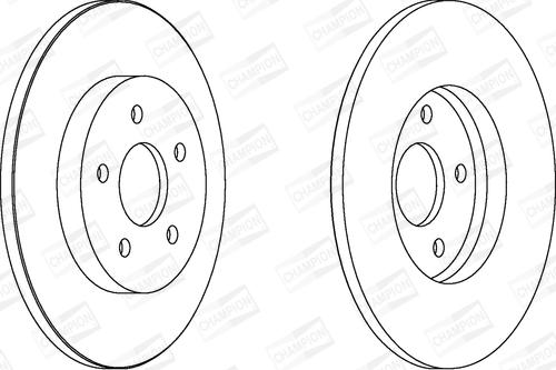 Champion 562193CH - Bremžu diski adetalas.lv