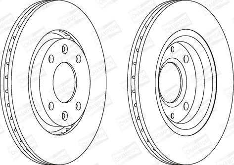 Champion 562128CH - Bremžu diski adetalas.lv