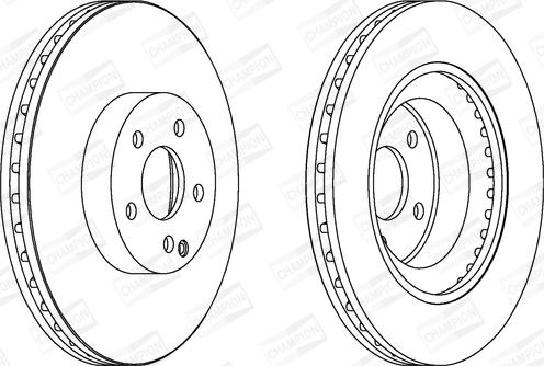 Champion 562396CH-1 - Bremžu diski adetalas.lv