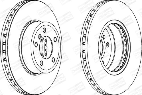 Champion 562397CH-1 - Bremžu diski adetalas.lv