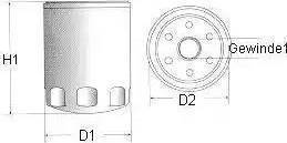 Mann-Filter W 712/1 - Eļļas filtrs adetalas.lv