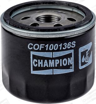 Champion COF100136S - Eļļas filtrs adetalas.lv