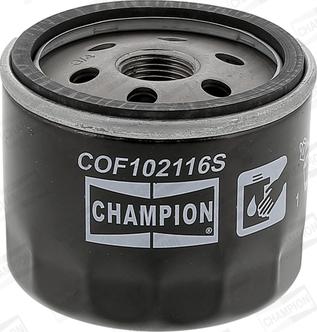 Champion COF102116S - Eļļas filtrs adetalas.lv