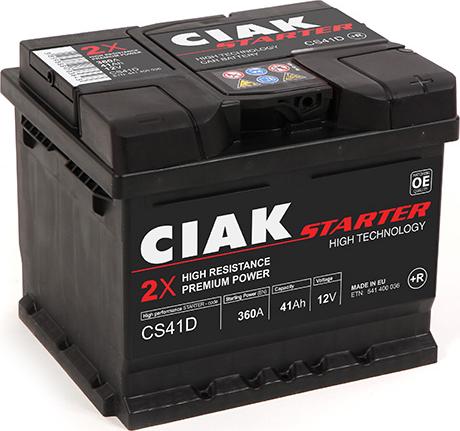 CIAKStarter CS41D - Startera akumulatoru baterija adetalas.lv