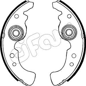 Cifam 153-556 - Bremžu loku komplekts adetalas.lv