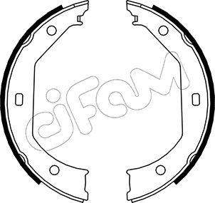 Cifam 153-017 - Bremžu loku kompl., Stāvbremze adetalas.lv