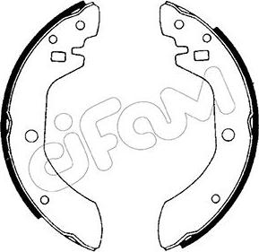 Cifam 153-271 - Bremžu loku komplekts adetalas.lv