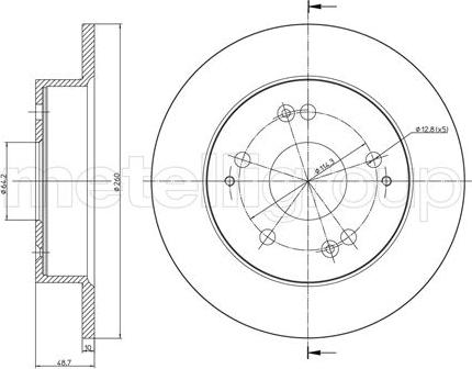 Open Parts BDA2342.10 - Bremžu diski adetalas.lv