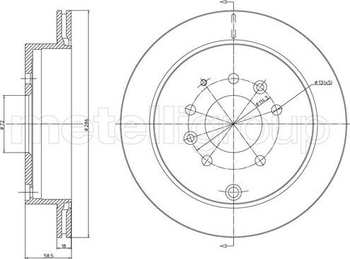 Kavo Parts BR-4782-C - Bremžu diski adetalas.lv