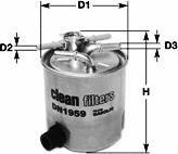 Clean Filters DN1984 - Degvielas filtrs adetalas.lv