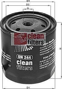 Clean Filters DN 244 - Degvielas filtrs adetalas.lv