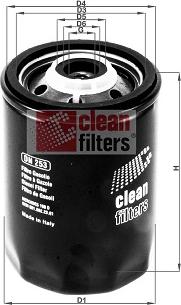 Clean Filters DN 253 - Degvielas filtrs adetalas.lv