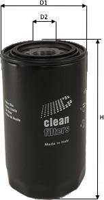 Clean Filters DO1875 - Eļļas filtrs adetalas.lv