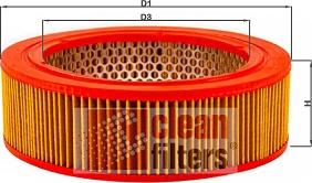 Clean Filters MA 178 - Gaisa filtrs adetalas.lv