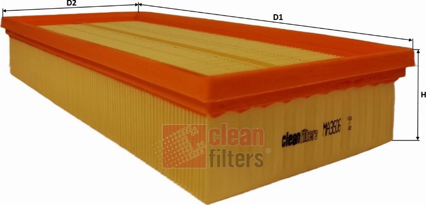 Clean Filters MA3506 - Gaisa filtrs adetalas.lv