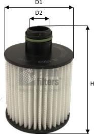 Clean Filters ML4569 - Eļļas filtrs adetalas.lv