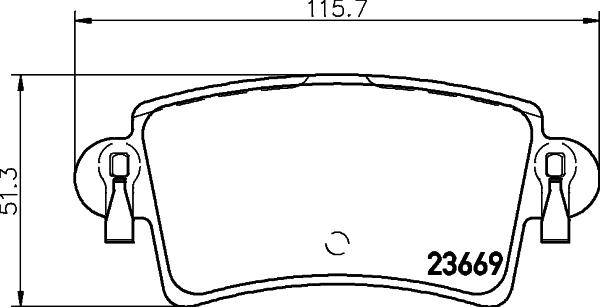 Cobreq N-451 - Bremžu uzliku kompl., Disku bremzes adetalas.lv