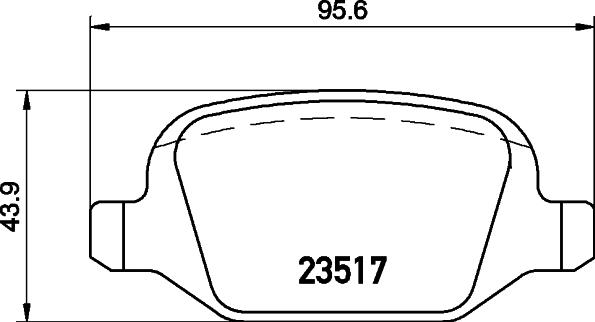 Cobreq N-546 - Bremžu uzliku kompl., Disku bremzes adetalas.lv