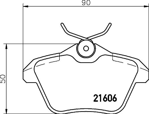 Cobreq N-608 - Bremžu uzliku kompl., Disku bremzes adetalas.lv