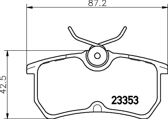 Cobreq N-163 - Bremžu uzliku kompl., Disku bremzes adetalas.lv