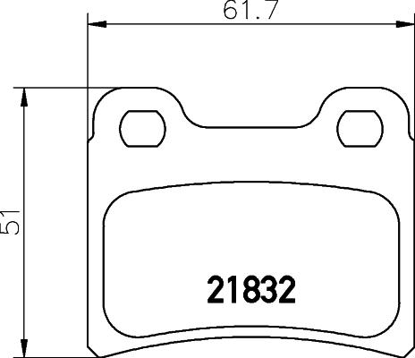 Cobreq N-133 - Bremžu uzliku kompl., Disku bremzes adetalas.lv