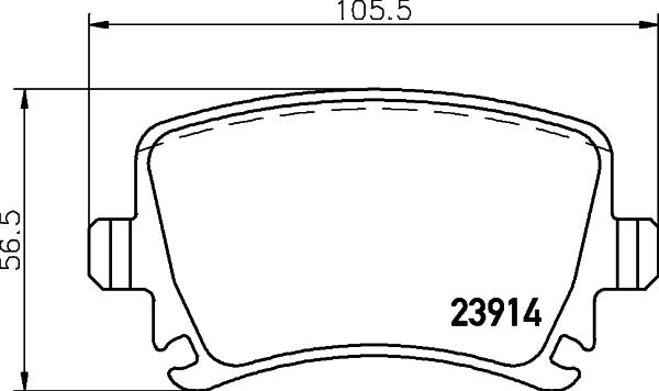 G.U.D. GBP103100 - Bremžu uzliku kompl., Disku bremzes adetalas.lv