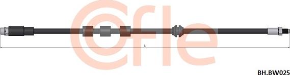 Cofle 92.BH.BW025 - Bremžu šļūtene adetalas.lv