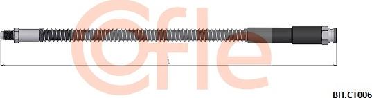 Cofle 92.BH.CT006 - Bremžu šļūtene adetalas.lv