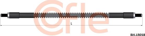 Cofle 92.BH.LR018 - Bremžu šļūtene adetalas.lv