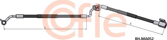 Cofle 92.BH.MA052 - Bremžu šļūtene adetalas.lv